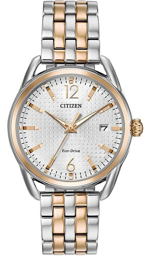 Citizen Eco Driveltr Silver Tone Dial Fe6086-74a 