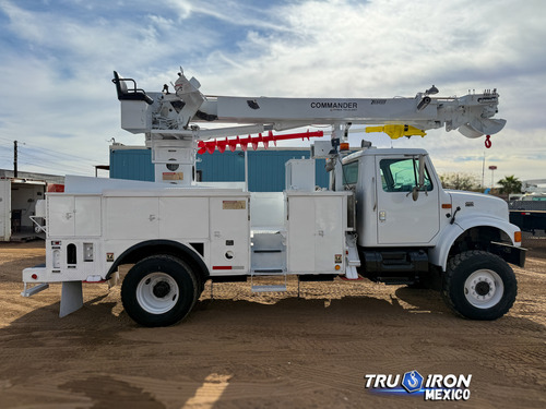 Grua Barrena 1999 International 4700 Con Terex De 11.72 Ton