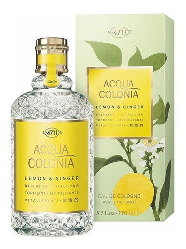 Perfume Femenino 4711 Colonia Aqua Lemon Ginger Edc 170 Ml