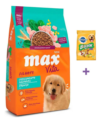 Comida Perro Cachorro Max Pollo 20 Kg + Regalo + Envío