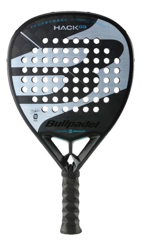 Paleta Bullpadel Padel Unisex Hack Negro-plata Ras