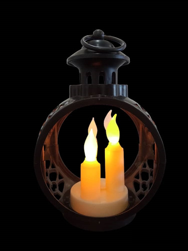 Faroles De Vela Vintage Con Luz Led #exz