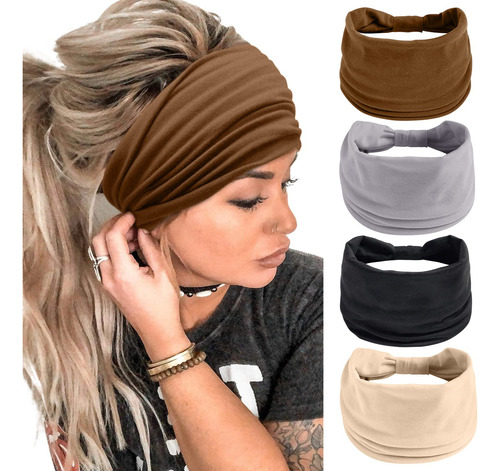 Diademas Anchas Con Botón Para Máscara, Mujeres, Enfermeras,