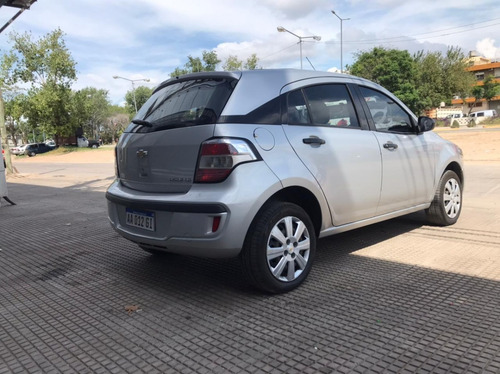 Chevrolet Agile 1.4ls Nafta Gnc Gris Plata