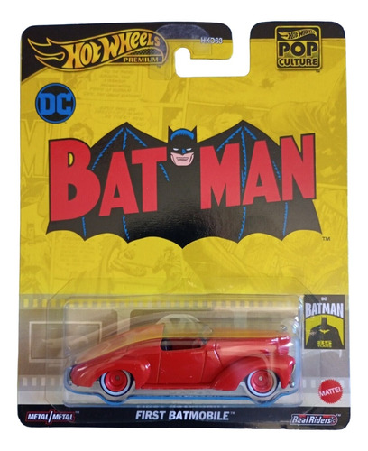 Hot Wheels Premium - Primer Batimóvil - Batman 85 Años