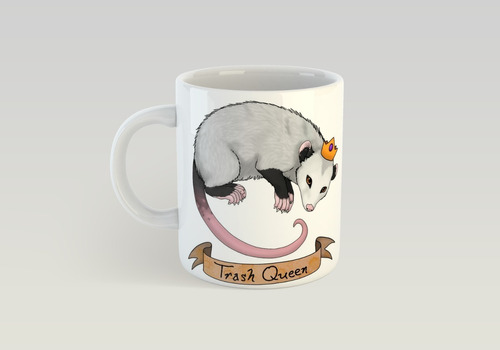 Taza Trash Queen De Plástico