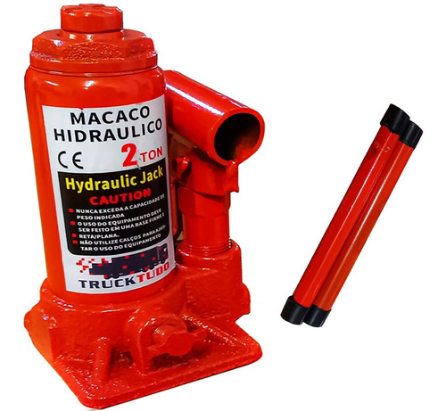 Imagem 1 de 2 de Macaco Hidráulico 2 Toneladas Tipo Garrafa Universal