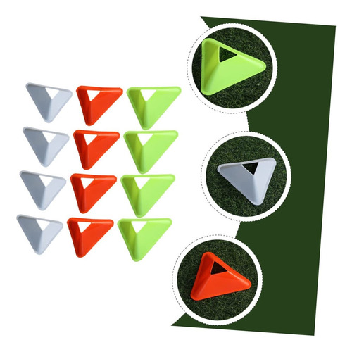 20 Piezas Disco De Entrenamiento De Fútbol Disco Triangular