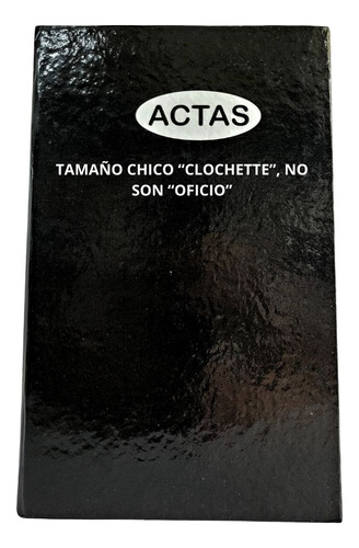 Libro Actas Chicos  2 Manos 100h 1-200 (paqx5) Clochette