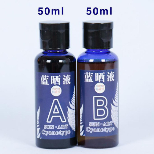 Jacquard Cyanotype En Papel Fabirc Diy Kit-paleta 50ml