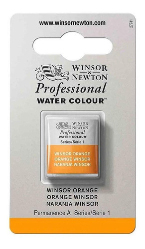 Aquarela Prof. W&n Pastilha S1 Winsor Orange 723