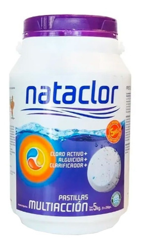 Pastillas De Cloro Multiacción Nataclor 5 Kg  Ogus