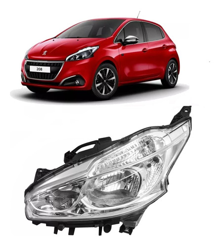 Optica Peugeot 208 2013 2014 2015 2016 Allure 1.5 Sin Led