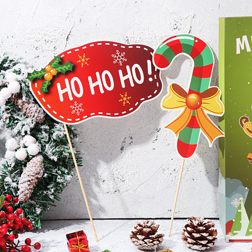 Accesorios Para Fotomatón Navideño De 21 Piezas De Tinksky,