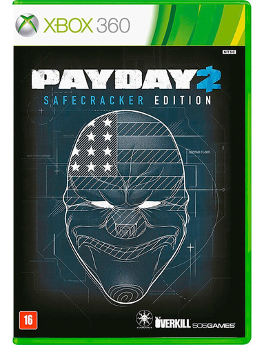 Jogo Midia Fisica Payday 2 Safecracker Edition Para Xbox 360