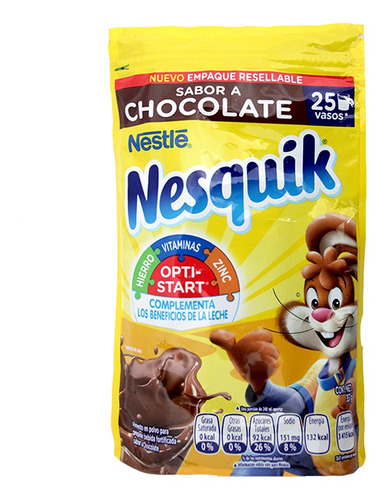 Nesquik Chocolate Bolsa 357 Gr