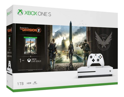 Xbox One S Consola 1tb The Division 2 Bundle Edition