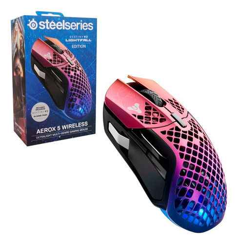 Mouse Aerox 5 Wireless Destiny 2 Lightfall Edition Color Azul