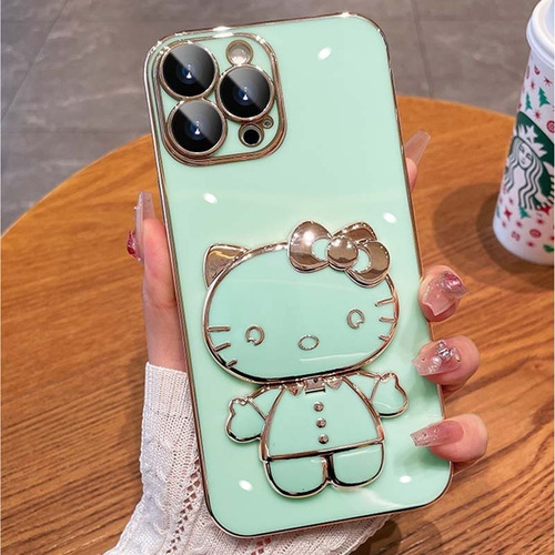 Funda De Teléfono Suave Con Diseño De Hello Kitty Makeup Mir