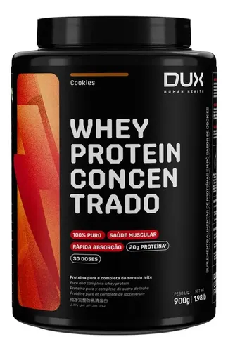 Whey Protein Concentrado Dux Human Health 900g Sabor Torta De Limão