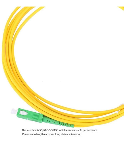 Cable Fibra Óptica Patchcord Internet Router Antel 10 Metros