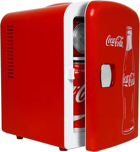 Nevera Personal Koolatron, Diseño De Coca Cola, 4 Litros