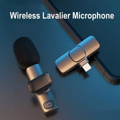 Micrófono Lavalier inalámbrico para iPhone/iPad, mini micrófono inalámbrico  de solapa Plug-Play para grabar TikTok  Live, reducción de