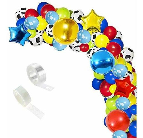 Toy Story Balloon Garland Arch Kit, 106 Globos De Látex Colo