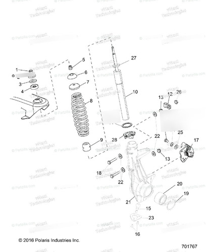 Polaris Resortes -58-165#,14 .4fl,1.7-2id,