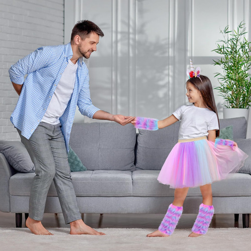 Disfraz De Unicornio Tacobear Para Niñas Con Guantes Esponjo