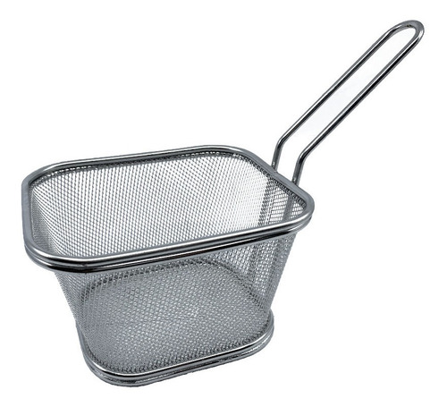 Imagen 2 de 4 de 12 Canastas Cesta Mini Acero Inox Chip Papas Fritas