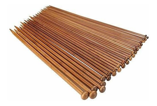 Knitting Needle Set Durable Effective Lightweight Wooden