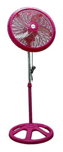 Ventilador Premier Orbital 360° 3 En 1 Fucsia 5 Aspas Metal