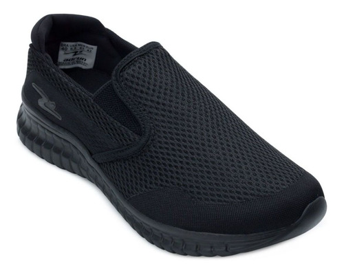 Adrun Tênis Iate Masculino Slip On Ultraconforto 8617m Preto