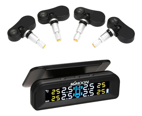 Imagen 2 de 8 de Tomtop Tpms Sistema Inalámbrico De Monitoreo De Presión De N