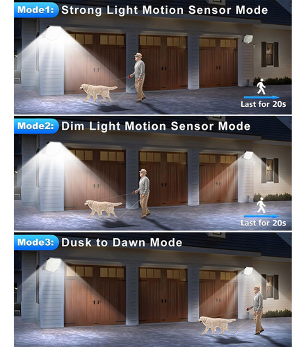 Luces Solares Para Exteriores Ir, Sensor De Movimiento, Luz