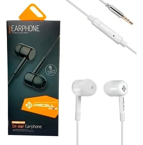 Fone De Ouvido Pmcell Fo21 Branco