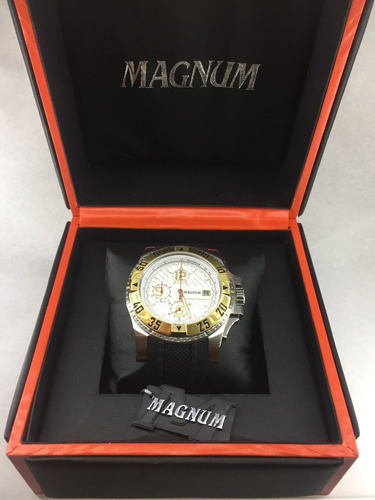 Relógio Magnum Masculino Pulseira De Silicone Ma34361b