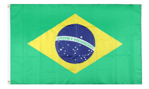 Bandeira Do Brasil Oficial 90x150cm Poliéster Dupla Costura