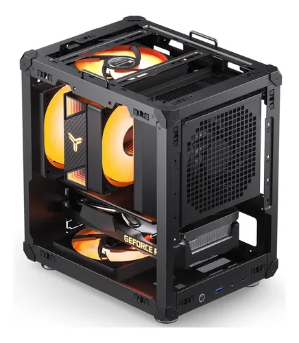 Jonsbo C6-itx Black Mini Itx Lidou Com A Caixa De Malha, Cha Negro