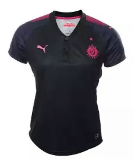 playera chivas negra puma