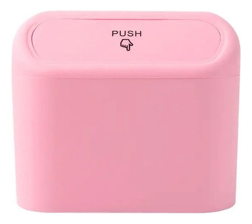 Cubo De Basura Para Auto Pink