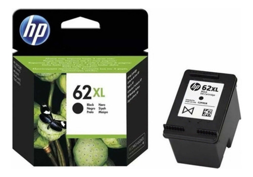 Pack 2 Cartucho Hp 62 Xl Negro Original (c2p05al)