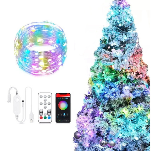 Tira Luces Led Navidad Rgb Tuya Smart Wifi Audioritmicas 10m