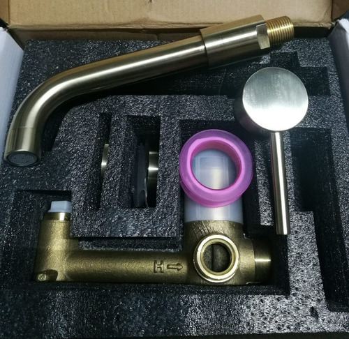 Kit Grifo Griferia De Baño Tubo Nuevo Cod7023 Asch