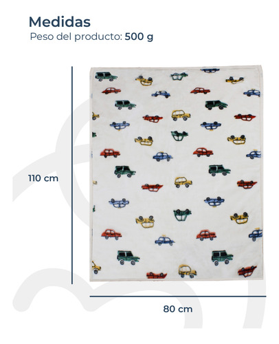 Frazada Ultra Soft Auto 80x110cm Beige Bebesit