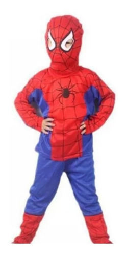 Imagen 1 de 8 de Disfraz Del Hombre Araña Spiderman Para Niños.