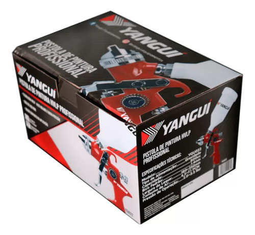Pistola De Pintura Hvlp 1,4mm Yangui