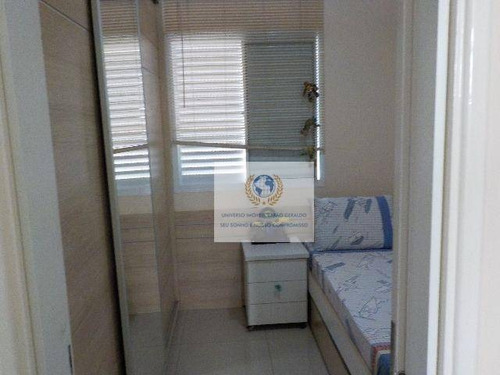 Imagem 6 de 7 de Apartamento Com 3 Dormitórios À Venda, 76 M² Por R$ 480.000,00 - Loteamento Center Santa Genebra - Campinas/sp - Ap0007