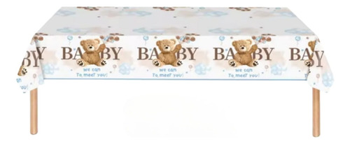 Mantel De Cumpleaños Temática Osito Peluche Baby Shower